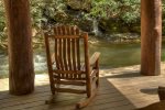 Hothouse Hideaway - Seating off the Creek